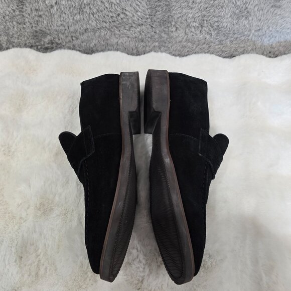 Flag Ltd. Men's Black Suede Penny Loafer NEW Dillard's House Brand Size 10.5 M - Picture 8 of 8